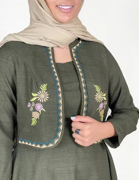 ست پیراهن و کت پریزاد کد : 100260