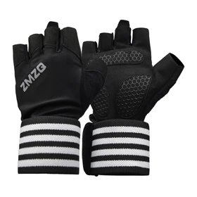 دستکش و مچبند بدنسازی زنانه زد ام زد کیو مدل ZMZQ-404K1208 سفید