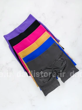 شورتک ورزشی سیملس پشت چروک