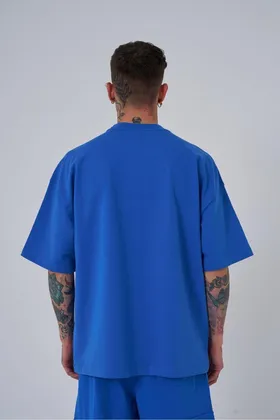 تیشرت مردانه MAC Blanket Oversize آبی روشن M1969