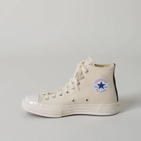 کانورس پلی کرم Converse Play CDG Black Cream