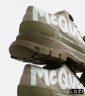 کفش کتانی نیم ساق سبز Alexander McQueen