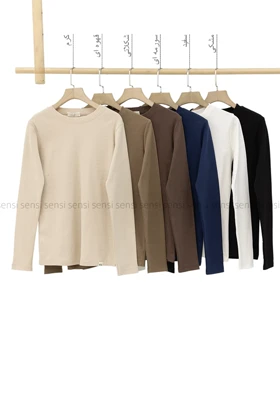 بلوز آستین بلند کبریتی کد1004551