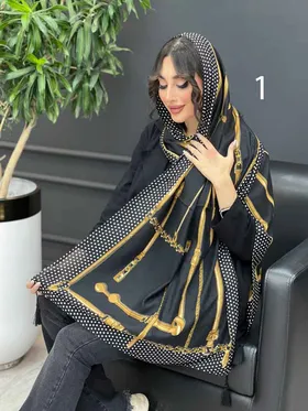 شال نخی طرح دار