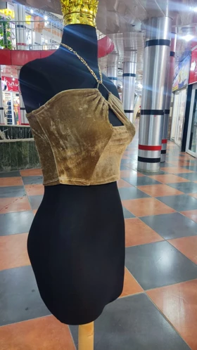 تاپ مجلسی دخترانه مخمل