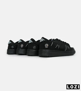 کفش کتانی مردانه و زنانه مشکی نایک NIKE jordan Vodoo