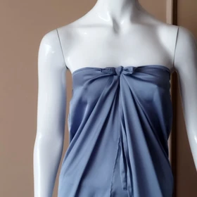 مقمیس پیراهن خواب meghmiss slip dress, model: gloria, blue
