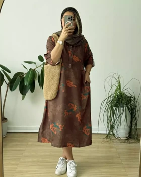 پیراهن مانتویی کمند