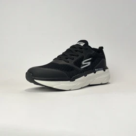 کفش پیاده روی اسکیچرز گو ران با زیره Max cushion مشکی زیر سفید