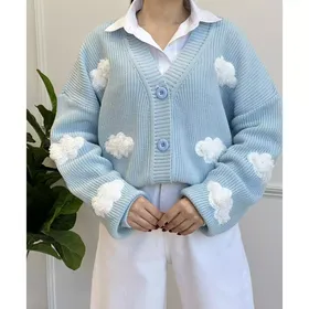 ژاکت بافت ابر 22169