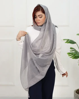 شال حریر راه راه 0957