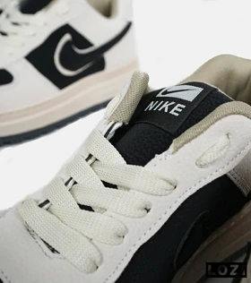 کفش مردانه و زنانه کرم مشکی NIKE AIR FORCE
