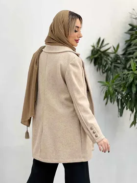 پالتو فوتر آستین سه دکمه