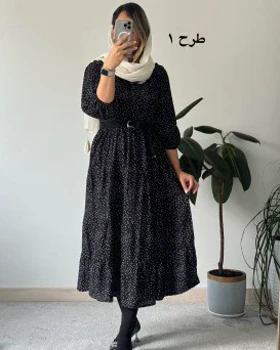 پیراهن ساحلی نخی شمیم 1