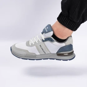 کفش و کتانی مردانه مدل بالنسیاگا BALENCIGA رنگ سفید طوسی