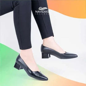 کفش مجلسی زنانه چرم کد 3011001