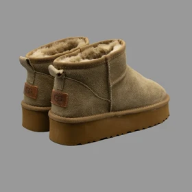 آگ کلاسیک اولترا پلتفرم قهوه ای Ugg Classic Ultra Platform Tan
