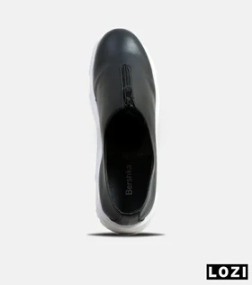کفش کتانی مردانه مشکی BERSHKA