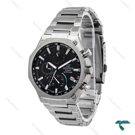 ساعت کاسیو ادیفایس EQB-1100 مردانه نقره ای صفحه مشکی Casio-6672-G