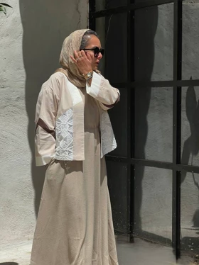 کت لینن ترکیبی