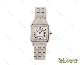 ساعت کارتیه زنانه Panthere مدیوم نگین‌دار Cartier-3801-L