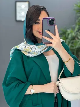 مانتو لینن جیب مثلثی