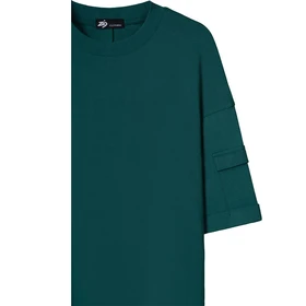 تیشرت سبز زیگ zig مدل Sleeve Pocket