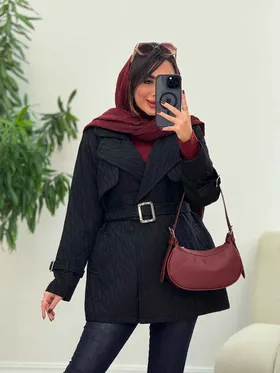 پالتو طرح دار نازلی
