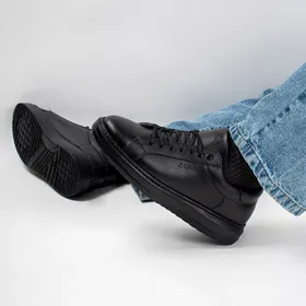 کفش مردانه رنگ مشکی مدل زارا zara