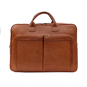 کیف اداری چرم مدل CH101R باند عسلی