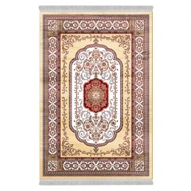 فرشینه از جنس پارچه هازان مخمل ترک طرح سنتی و مدرن برند دفه کد DAMG599