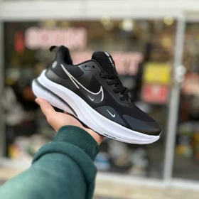 کفش نایک زوم مشکی سفید بزرگپا کد 607000