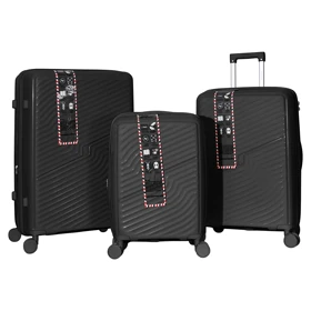 چمدان Speed مدل LU-25-3X مجموعه 3 عددی (مشکی)