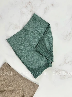 شورتک ورزشی کوتاه سیملس پشت چروک