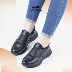 کفش زنانه چرم اسپرت کد 2023002