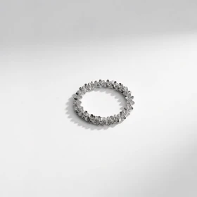 انگشتر نقره خاویاری 925 اصل دخترانه و زنانه