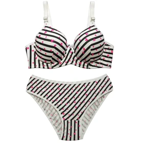 ست شورت و سوتین زنانه شارمین مدل فنردار کد 5467-2065