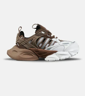 کفش کتانی مردانه و زنانه قهوه ای سفید ADIDAS performance x9000l4