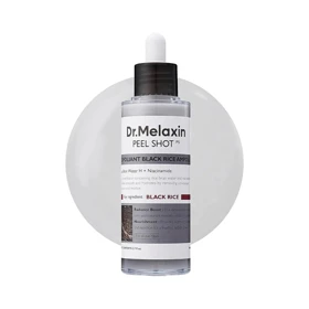 آمپول لایهبردار برنج سیاه ملاکسین Dr.Melaxin مدل Peel Shot Black Rice