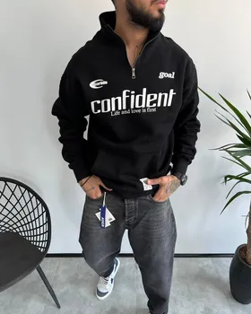 دورس نیم زیپ داخل کرک CONFIDENT رنگ مشکی