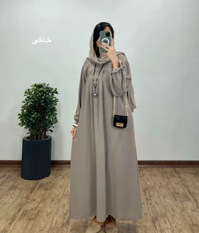 مانتو عبایی بلند رایلی کد 2638