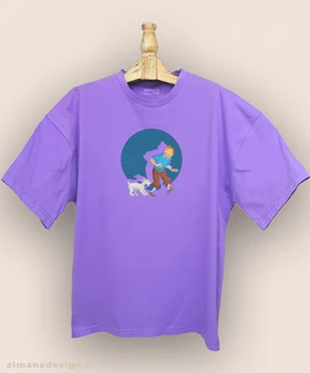 تیشرت لش مردانه و زنانه طرح تن تن کد 951