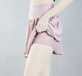 دامن کشاله دار تنیسی مدل 4A0033 صورتی روشن