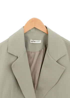 کت دو جیب کوتون استر دار