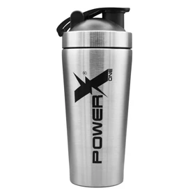 شیکر استیل ورزشی یک تیکه پاور ایکس مدل One ظرفیت 0.739 لیتر (استیل)