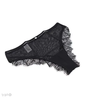 شورت زنانه اسلیپ حریر و دانتل Neev نیو کد 832 مشکی Black