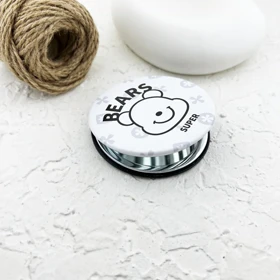 آینه جیبی تاشو با طرح خرس مهربون، همراه همیشگی شما