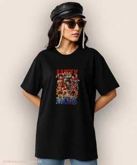 تیشرت لش مردانه و زنانه طرح وان پیس کد 911