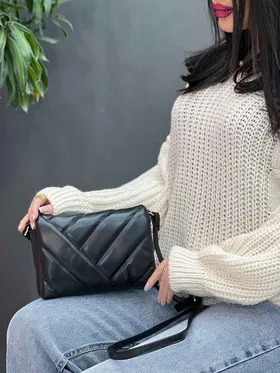 کیف چرم جلو دوخت