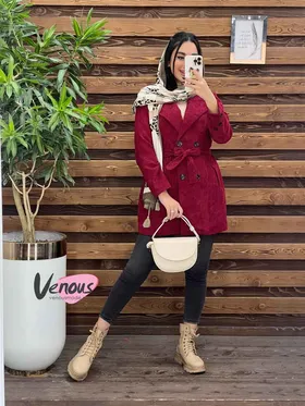 مانتو کبریتی چهاردکمه